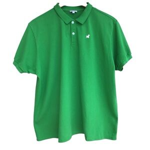 Frances Valentine Vibrant Green Cotton Polo Shirt
